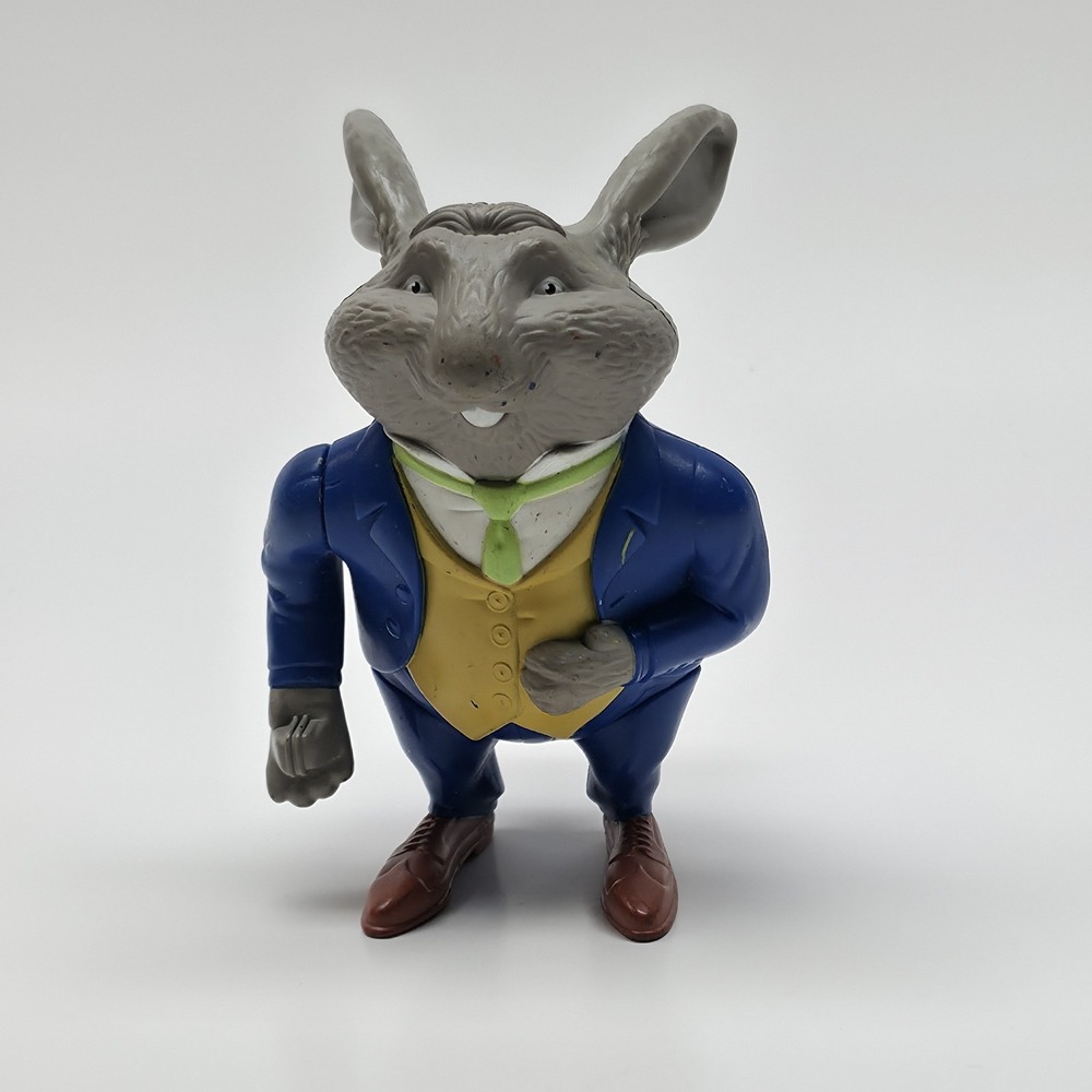 2011 Burger King Hop Movie Easter Bunny Dad Rabbit Egg Flinger 3.5" Figure
